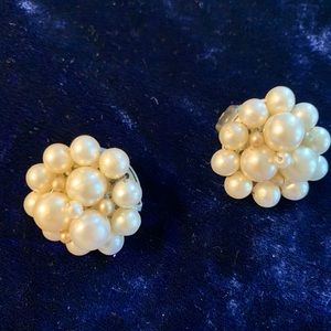 Antique Faux Pearl Earrings